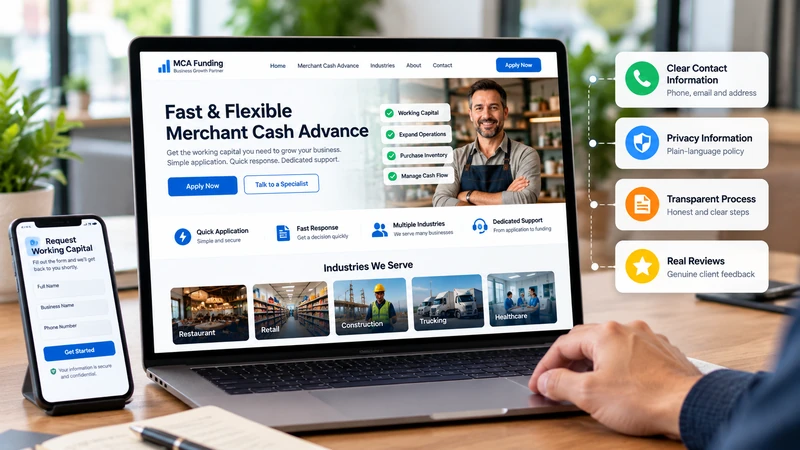 Build an MCA Website That Helps Merchants Take the Next Step