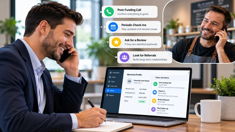 Stay in Contact After MCA Funding